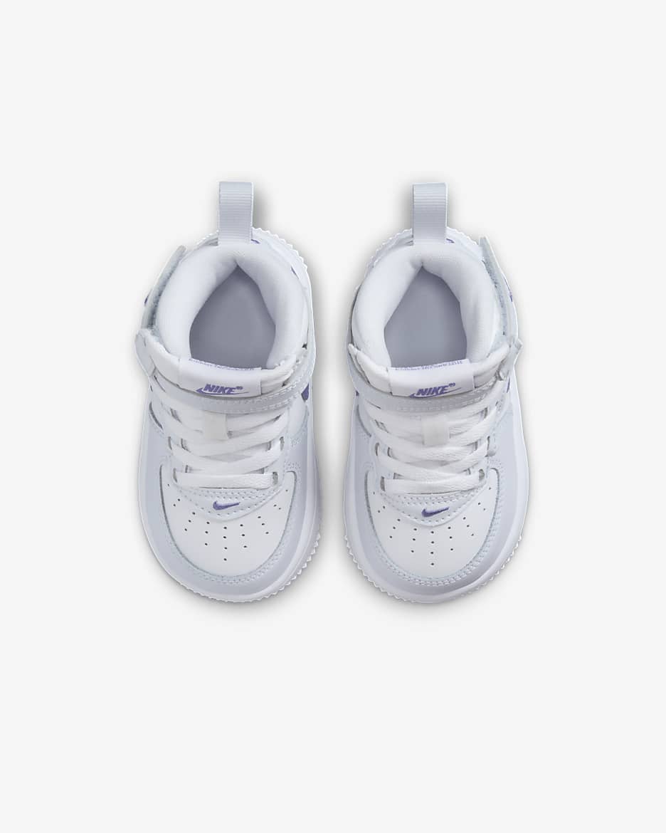 Nike Force 1 Mid EasyOn Baby Toddler Shoes